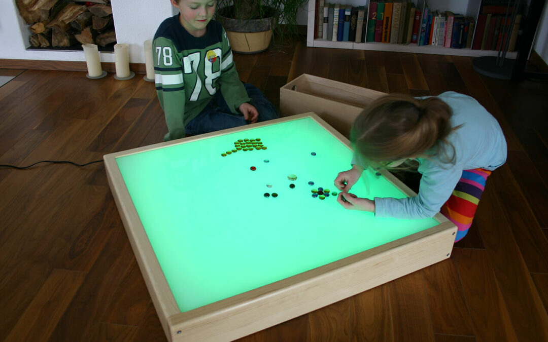 Leuchttisch-LED-RGB-Licht-Wechsellicht-Kindergarten-Schule-Verein-Hort