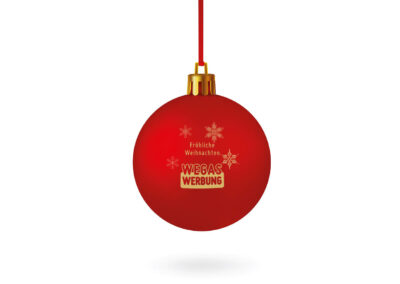 Weihnachstkugel-rot-druck-Weihnachtsbaum-Schmuck-Werbedruck