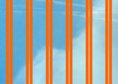 Vogelschutzfolie-Fensterfolie-Doppellinie-orange#424