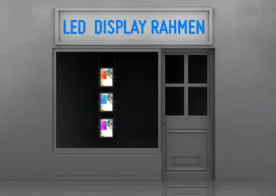LED-Display-Rahmen-Set-3-100cm-dunkel