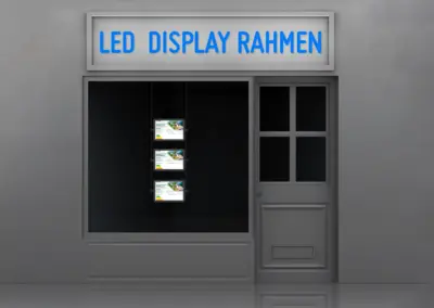 LED-Display-Rahmen-Set-3-A4-A3-quer-100cm-dunkel