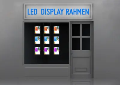 LED-Display-Rahmen-Set-4-100cm-dunkel