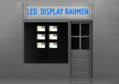 LED-Display-Rahmen-Set-6-100cm-dunkel