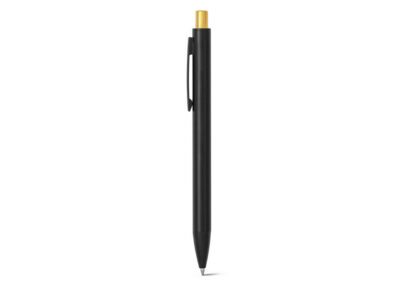 Kugelschreiber-Aluminium-Soft-black-matt-Chrome-gold-Lasergravur