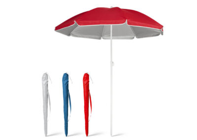 Sonnenschirm-140cm-Auskleidung-silber-Werbeschirm-8-teilig