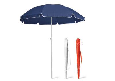 Sonnenschirm-140cm-blau-Werbeschirm-Transporttaschen