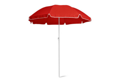 Sonnenschirm-140cm-rot-Werbeschirm-Transferdruck-moeglich