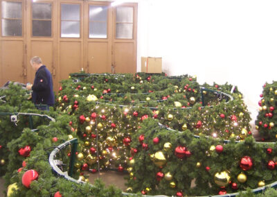 500-Weihnachtsbaum-Dekoration-Lichterkette-Elektropruefung