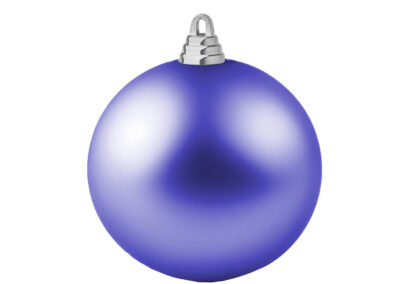 Weihnachtsbaumkugel-B1-blau-matt