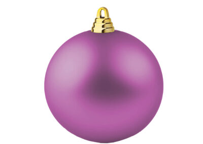 Weihnachtsbaumkugel-B1-rosa-matt