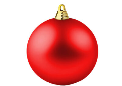 Weihnachtsbaumkugel-B1-rot-matt