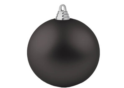Weihnachtsbaumkugel-B1-schwarz-matt