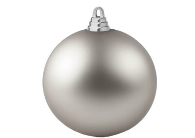 Weihnachtsbaumkugel-B1-silber-matt