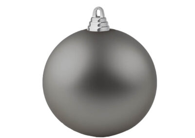 Weihnachtsbaumkugel-B1-stahlgrau-matt