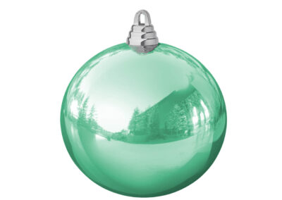 Weihnachtskugel-B1-mint gruen-glanz-glaenzend-10cm