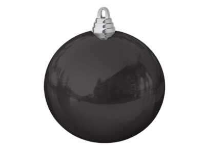 Weihnachtskugel-B1-schwarz-glanz-glaenzend-10cm