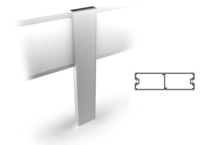 Aufsteller-Infosschild-Saeule-Profil-rechteckig-250x76mm