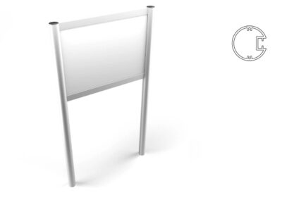 Aufsteller-Infosschild-Saeule-Profil-rund-60mm