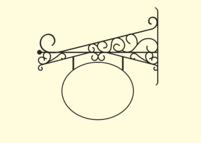 Ausleger-Schild-Nostalgie-Antik-15-Oval