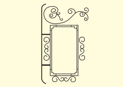 Ausleger-Schild-Nostalgie-Antik-Vintage-Barock-1902