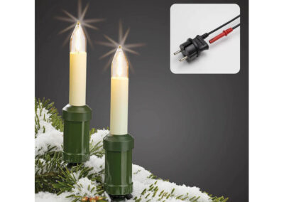 Weihnachtsbaumkerzen-LED-Filament Schaftkerzenkette-Aussen