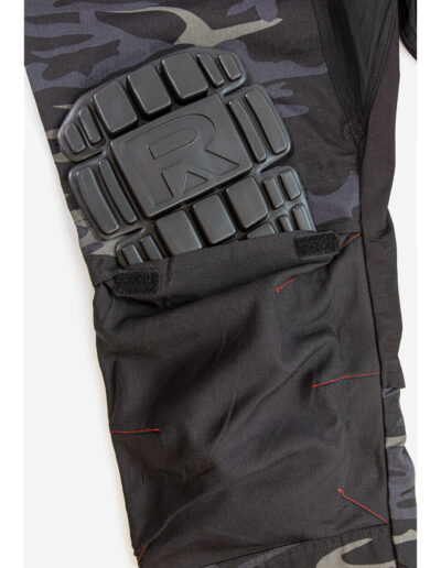 Arbeitshose-Herren-Camouflage-dunkel-grau-Knieschuetzer