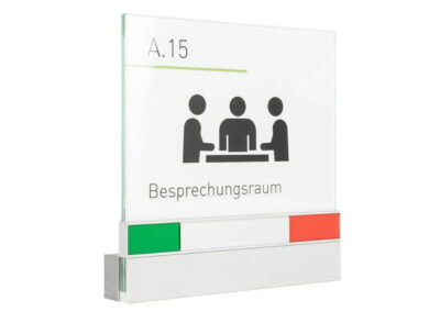 SW12566M-Tuerschild-ESG-Glasschild-Kristallino-Buero-frei-besetzt