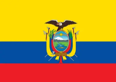 Fussball-Weltmeisterschaft-WM-2026-Nationalflagge-Ecuador