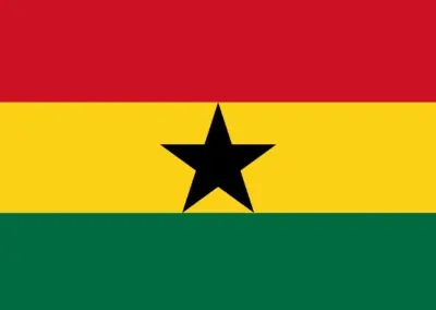 Fussball-Weltmeisterschaft-WM-2026-Nationalflagge-Ghana