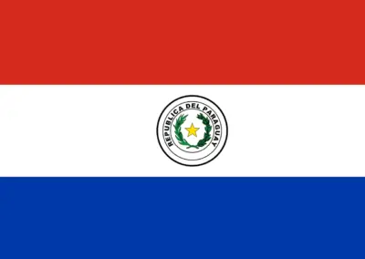 Fussball-Weltmeisterschaft-WM-2026-Nationalflagge-Paraguay