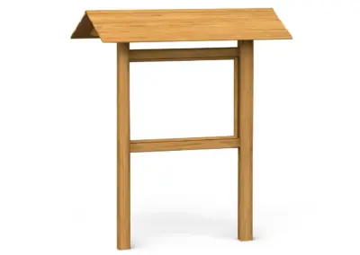 Holzaufsteller-Infotafel-Lehrpfadaufsteller-2x-Pfosten-eckig