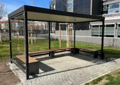 205-Glashaus-Raucherinsel-Vogelschutzfolie-Seen