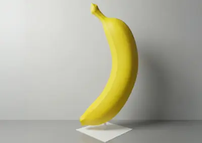 3D-XL-Werbefigur-Werbeaufsteller-Banane-Sockel-170cm