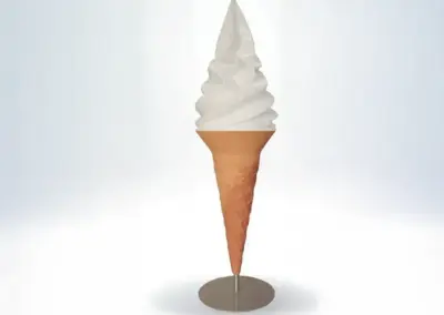3D-XL-Werbefigur-Werbeaufsteller-Eistuete-Softeis-Vanille-155cm