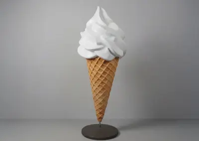 3D-XXL-Werbefigur-Werbeaufsteller-Eistuete-Softeis-Vanille