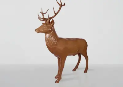 3D-grosse-Tierfigur-Werbefigur-Hirsch-185x220x90cm-braun