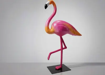 XXL-3D-Dekorationsfigur-Skulptur-Flamingo-210cm