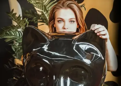 XXL-3d-Tierfigur-Dekoration-Katze-einfarbig-auch-mit-Werbung