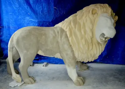 XXL-3d-Tierfigur-Dekoration-Koenig-der-Tiere-Lion-Loewe-210cm