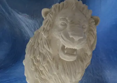XXL-3d-lebensgrosse-Tierfigur-Dekoration-Loewen-Maehne