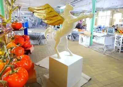 XXL-Pferdefigur-230cm-Pegasus-Werkstatt-3D-Formen