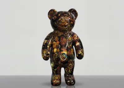 grosse-stehende-Baerenfigur-industrieller-Stil-140cm
