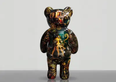 grosse-stehende-Plastik-Baer-industrielles-Design-140cm