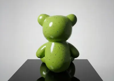 kleiner-sitzender-Teddybaer-Dekorationsfigur-35cm