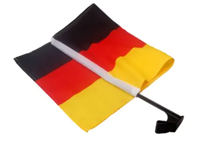 Autofahne Deutschlandflagge-Scheibenhalterung-Fussball-WM-2026