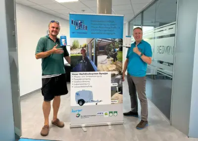 Roll-up-Displayhalterung-Acrylboxhalter-Mittelstand