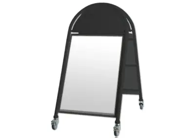103-Kundenstopper-Plakathalter-A1-New Gothic Deluxe-schwarz