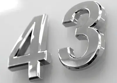 1167-Chrome-3d-Zahlen-Set-Monogramm
