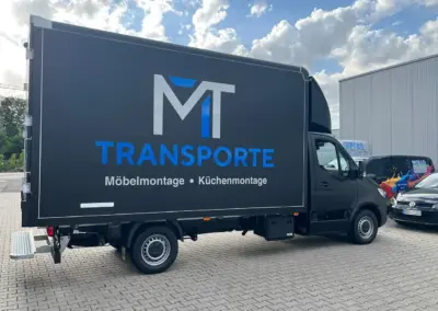635-Beschriftung-Transporter-Mercedes Sprinter Kofferaufbau-MT-Transporte
