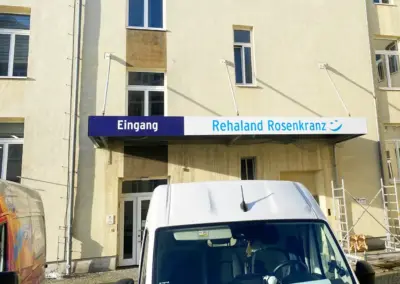 773-Beschilderung_Eingang_Rehaland Rosenkranz-1